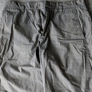 J. Crew shorts, 11" long, size 30, grey checkered
